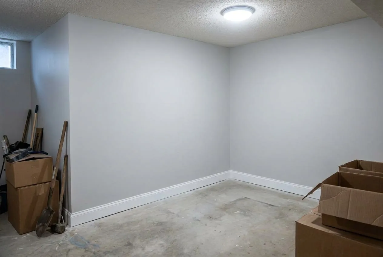 After: Basement mold